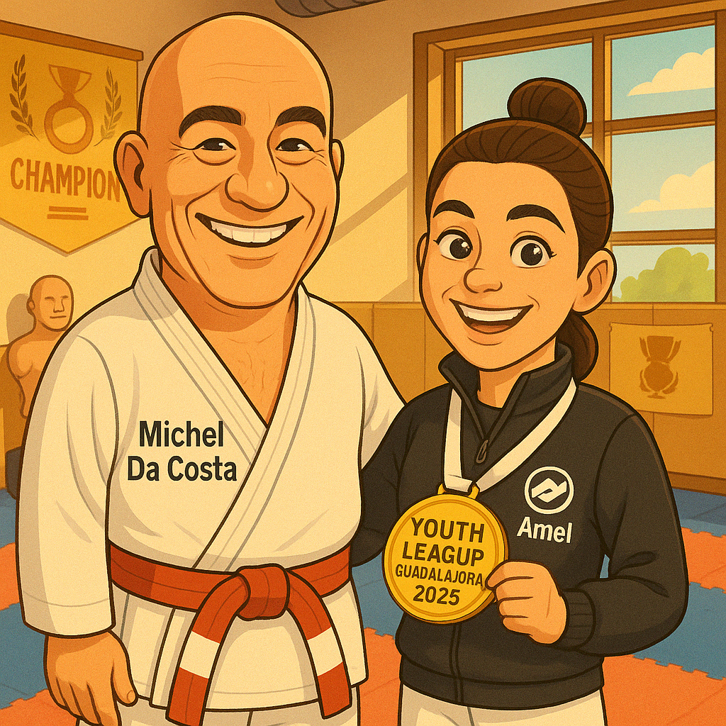 Michel Amel Youth League Guadalajara 2025- caricature